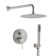 Complete Shower System All-In-One Kit with Rough in-Valve
