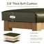 Hahnville Faux Leather Upholstered Storage Shoe Bench-2104165781-2104165785