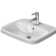 DuraStyle Ceramic Rectangular Vessel Bathroom Sink with Overflow