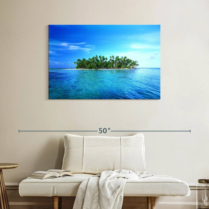 Gillard Palm Island Paradise, H 26 po x l 39 po