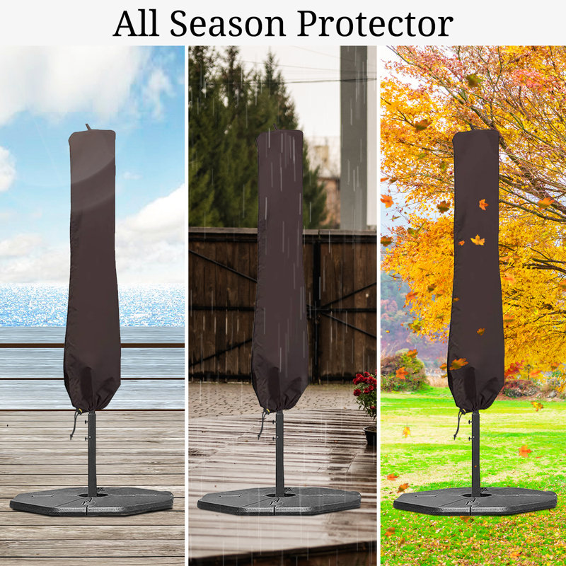 Outdoor Umbrella Cover, Coffee