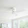Sofucor Rachel 52'' 3-Solid Wood Blade Flush Mount Classic Ceiling Fan no Lights