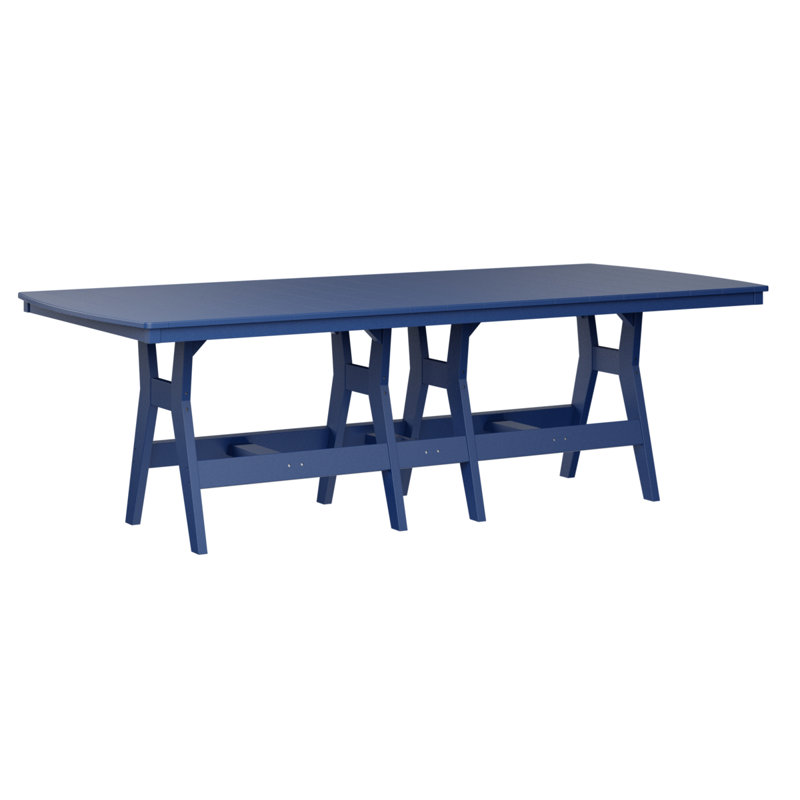 Harbor Outdoor Dining Table, Pacific Blue