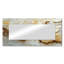 Fleurs d'hibiscus sur fond de marbre crème - miroir mural floral - imprimé sur métal-1336078302