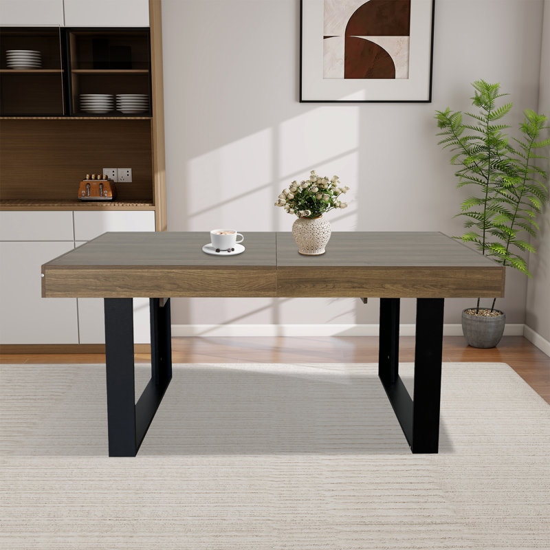 Extendable Dining Table, Brown