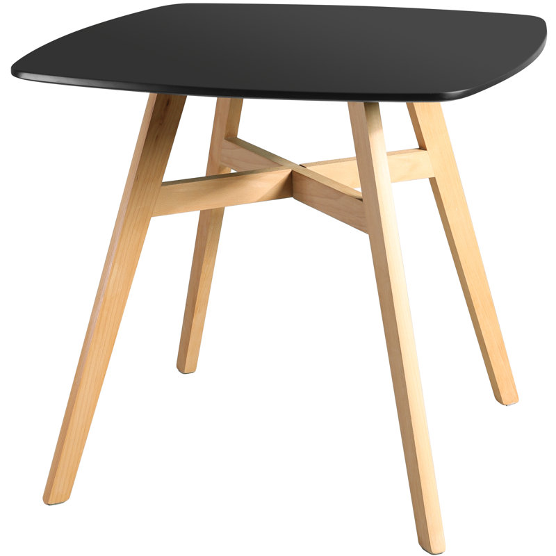 Table moderne Mid-Century, Noir