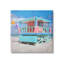 Highland Dunes Blue Summer Beach Hut, estampe numérique de LSR Design Studio-2024757904