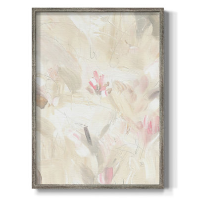 Soft Abstraction II Framed Print - Solid Wood