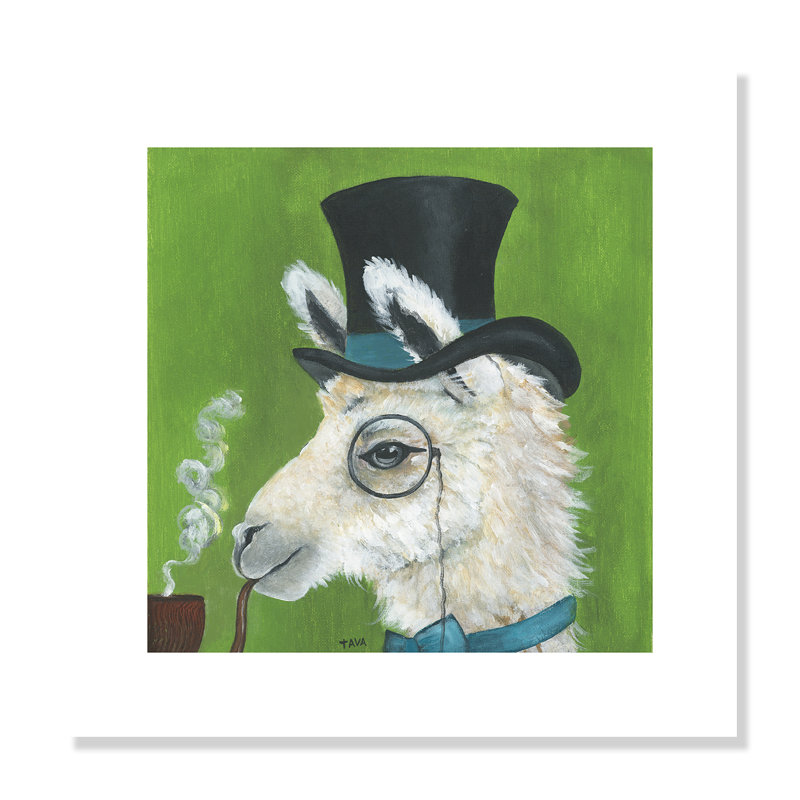Lama roulé et impression sur papier, H 16 po x l 16 po x P 1 po