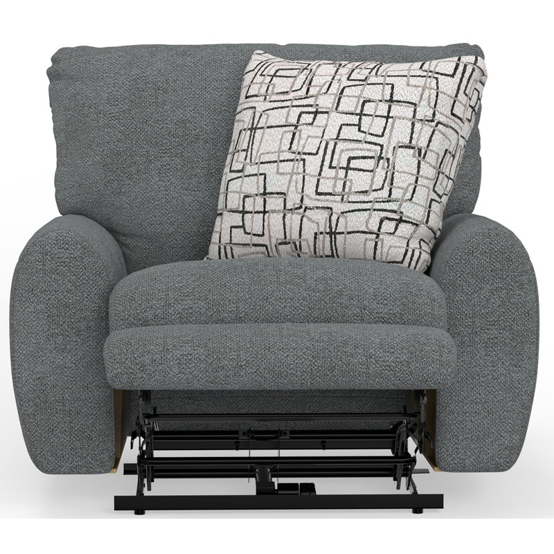 Fauteuil inclinable électrique Beyla, Polyester gris
