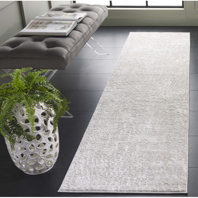 Oscardaniel Performance Abstract Rug, Runner 2' x 8'