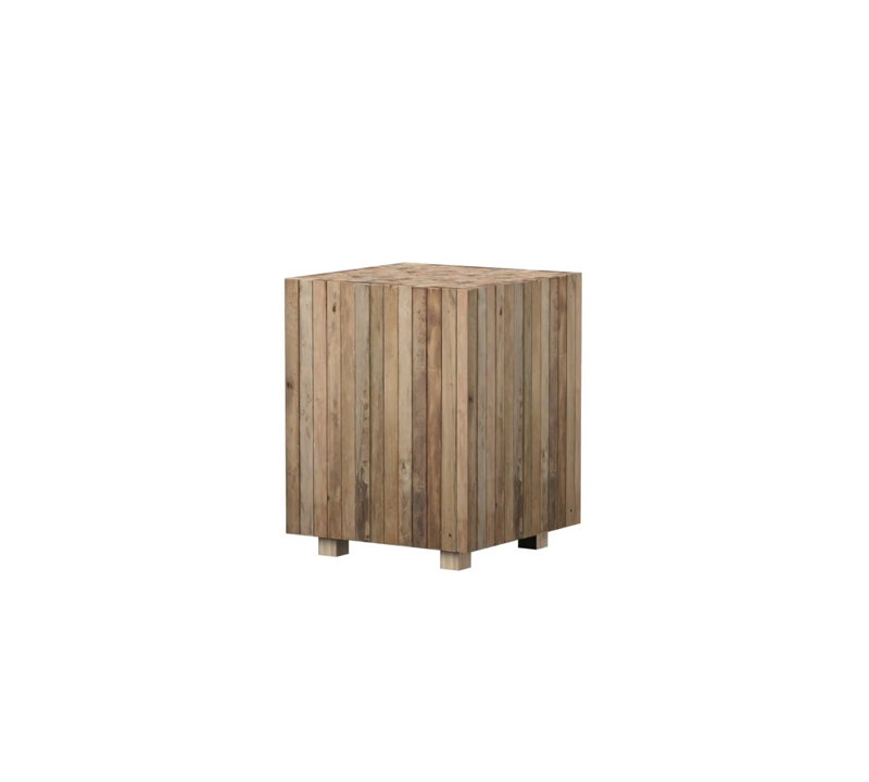 Richmond Medium Oak Square Teak End Table