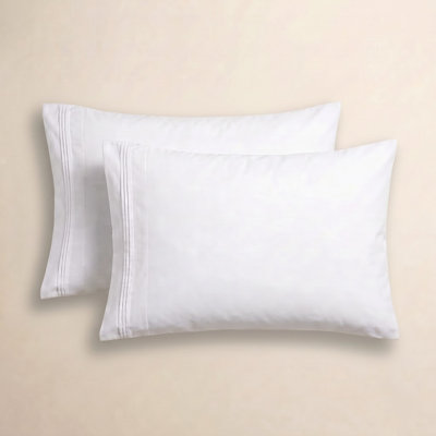 Arling 1000 Thread Count Luxury Certified Egyptian Cotton 2 Piece Sateen Pillowcase