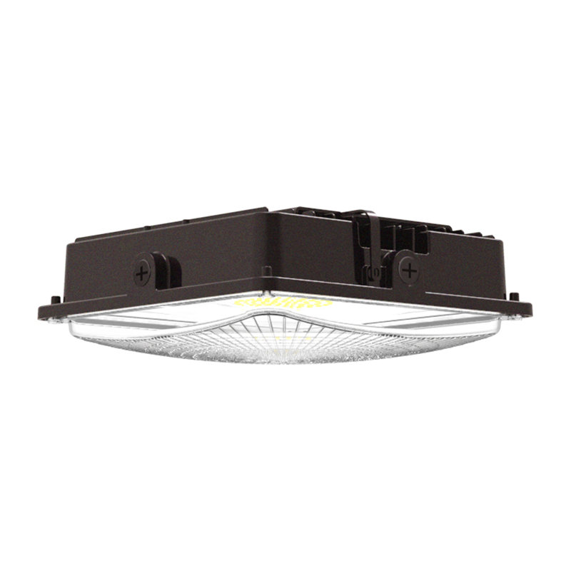 Dimmable Square Canopy Light, Bronze