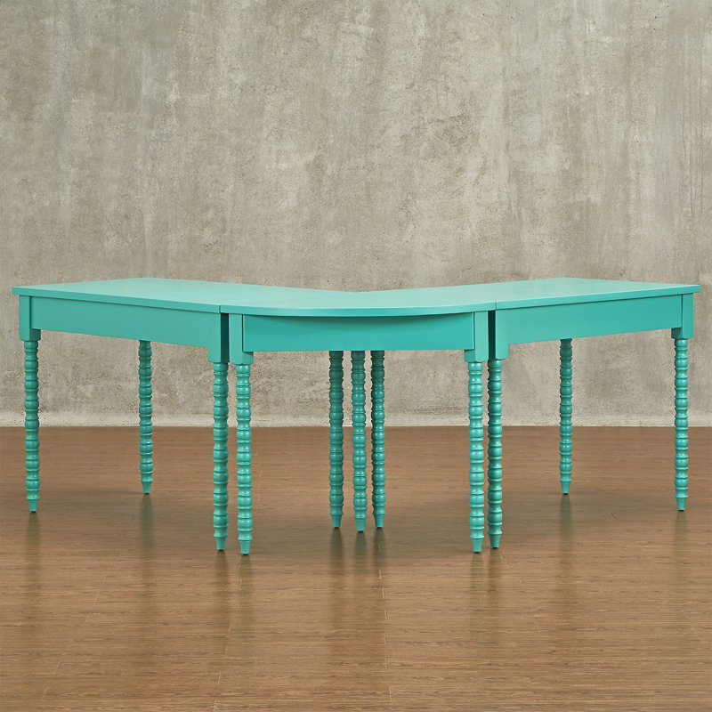 Bureau d'écriture en L Akiyoshi, Vert marine