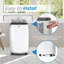 Climatiseur portatif 10 000 BTU avec télécommande noir et blanc BPP Series de BPP