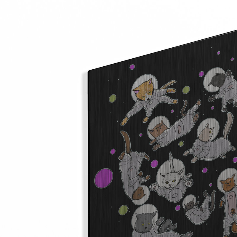 «Space Cats» par Craig Snodgrass, H 16 po x l 12 po