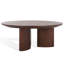 Barnard Round Wood Coffee Table-778362342