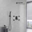 Système de douche complet à pression équilibrée avec valve brute