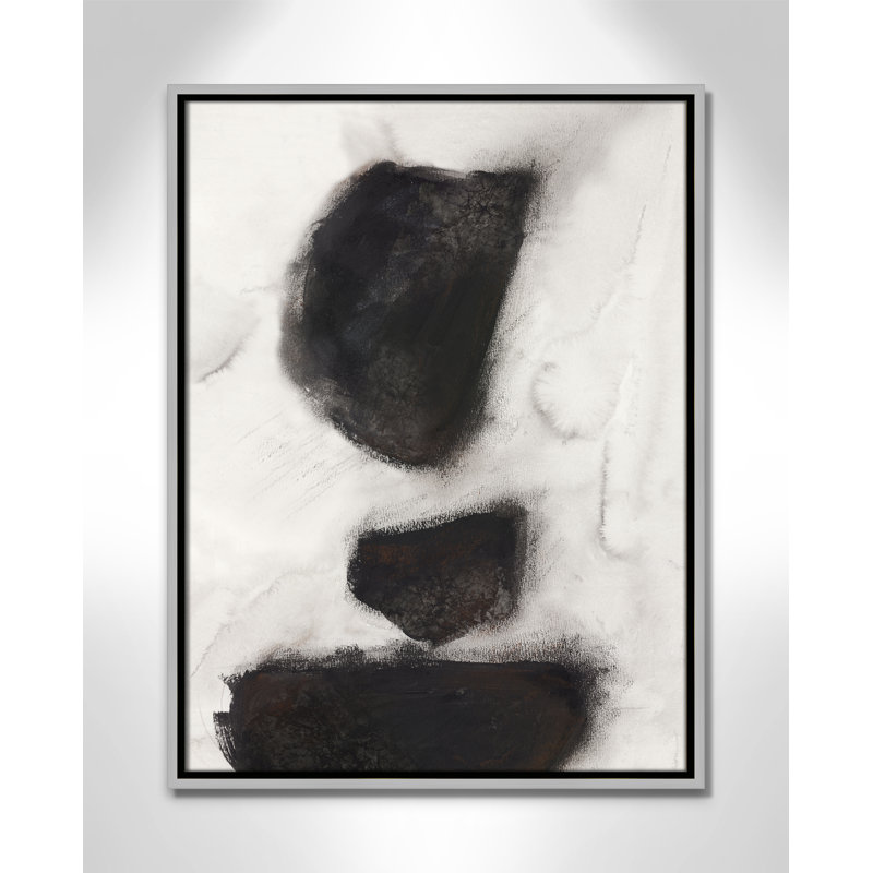 Impression Elegant Contrast II par Casa Fine Arts, Argent, H 25,5 po x l 19,5 po