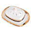 Beurrier en porcelaine fine Constance Carlsbad