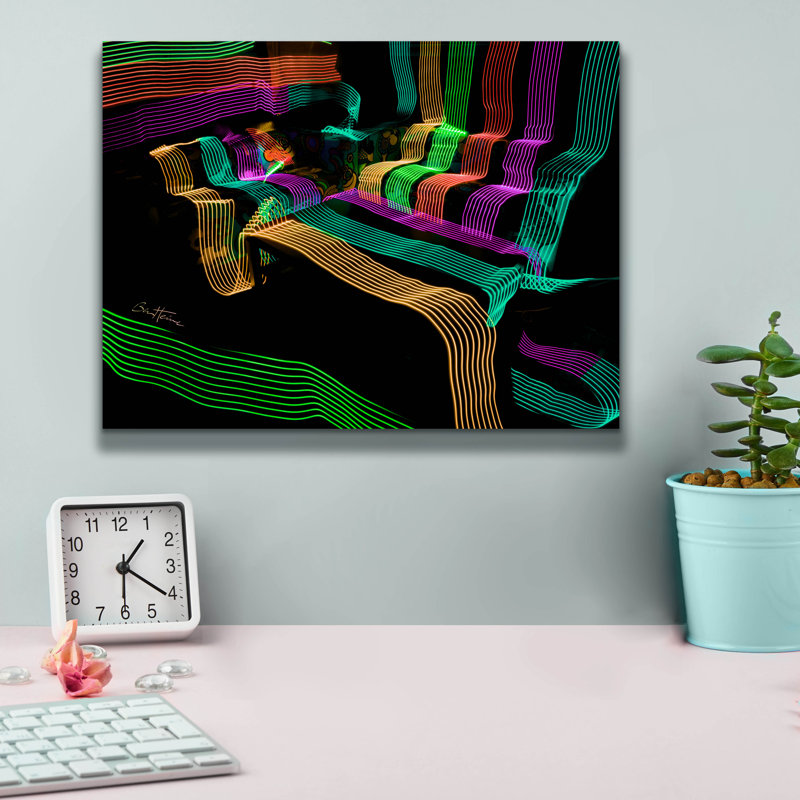 «Led Lights 4» par Ben Heine, H 12 po x l 16 po x P 0,75 po