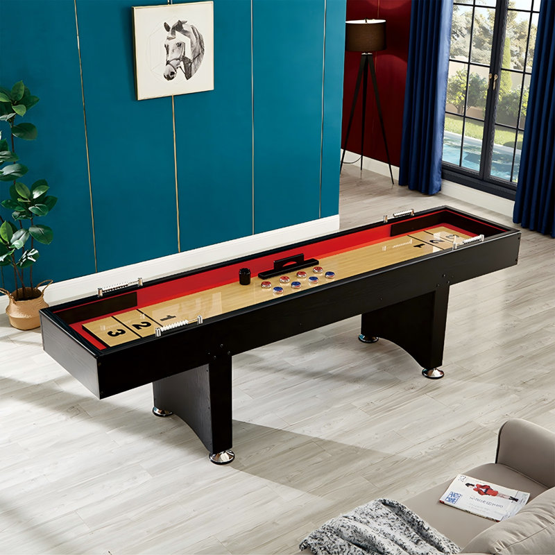 Table de jeu de palets 9 'Black Premium