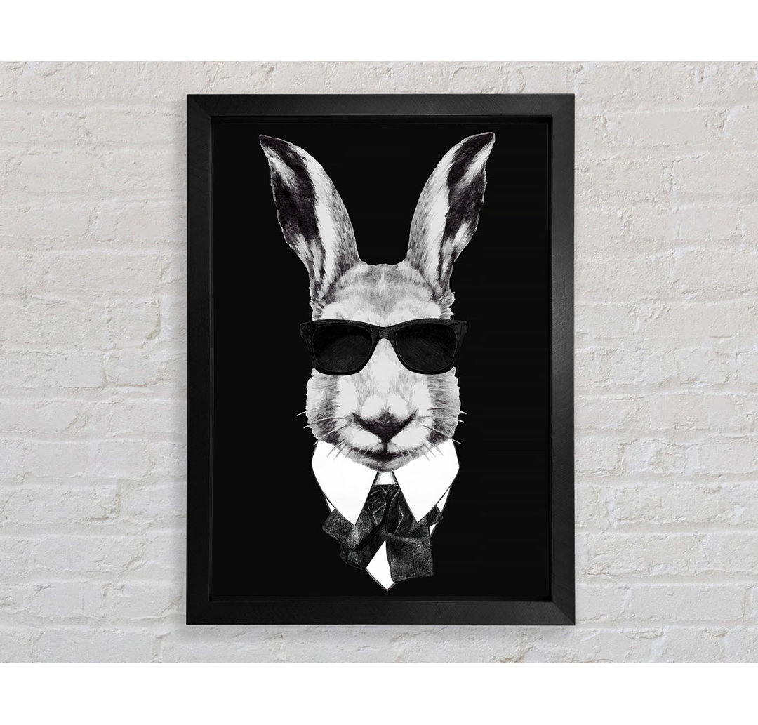 Mafia Rabbit - Einzelner Bilderrahmen Kunstdrucke