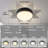 Modern 23.62" Dimmable LED Linear / Sputnik Flush Mount Lighting-723095628