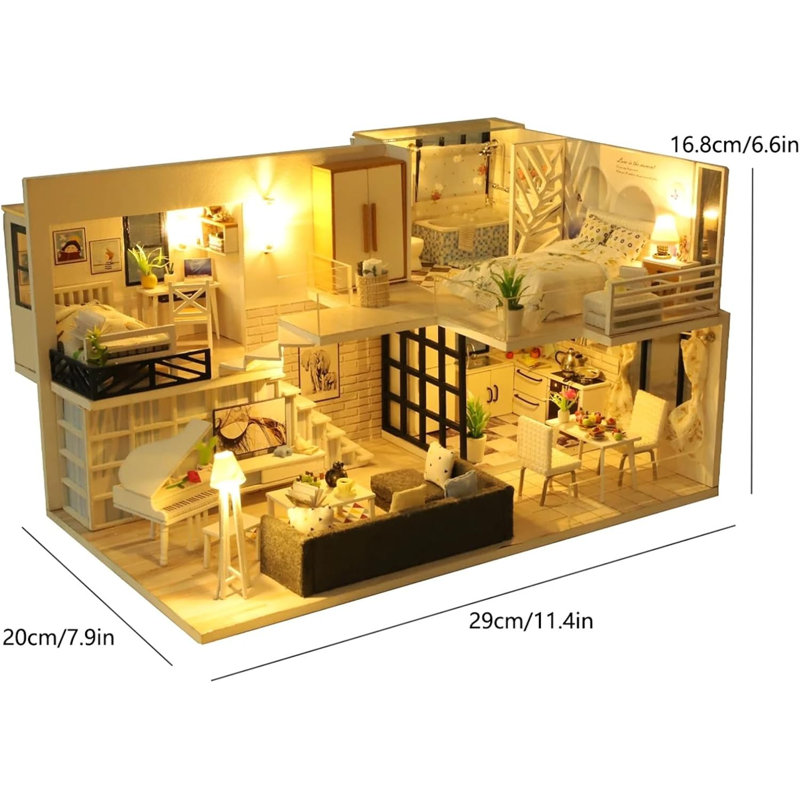 Ensemble de chambre miniature miniature Wizardi