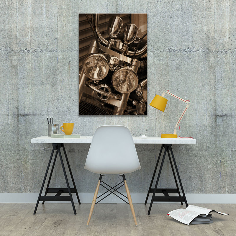 Harley, impression sur bois sans cadre, L 26 po x H 40 po