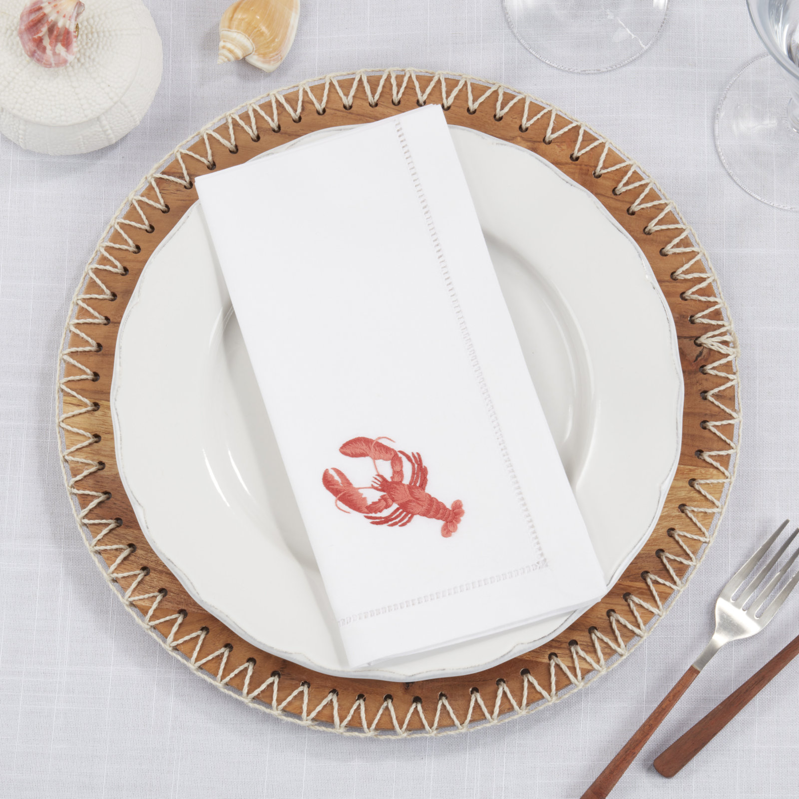 The Broderie Collection The Broderie Cotton Napkin
