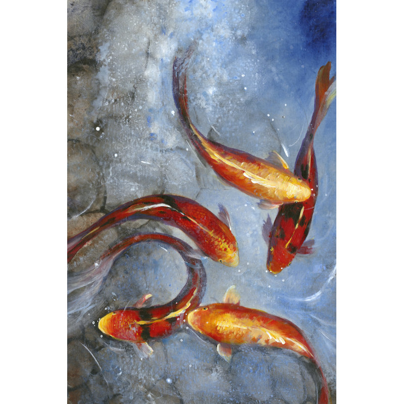 Gracieux Koi I, H 36 po x l 24 po x P 1,25 po