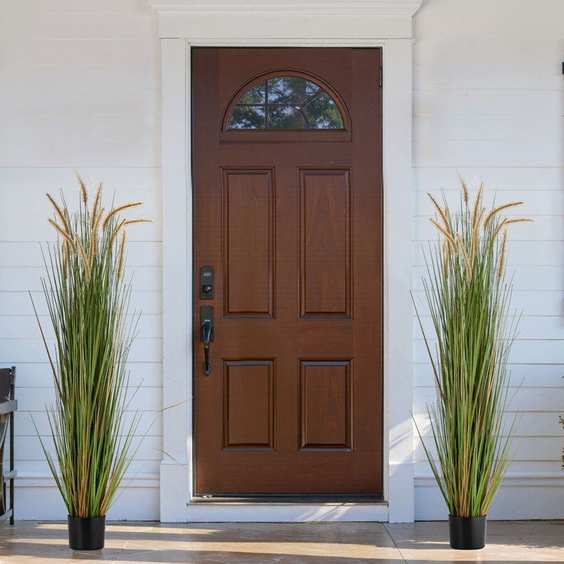 149.9cm Faux Reed Grass in Pot