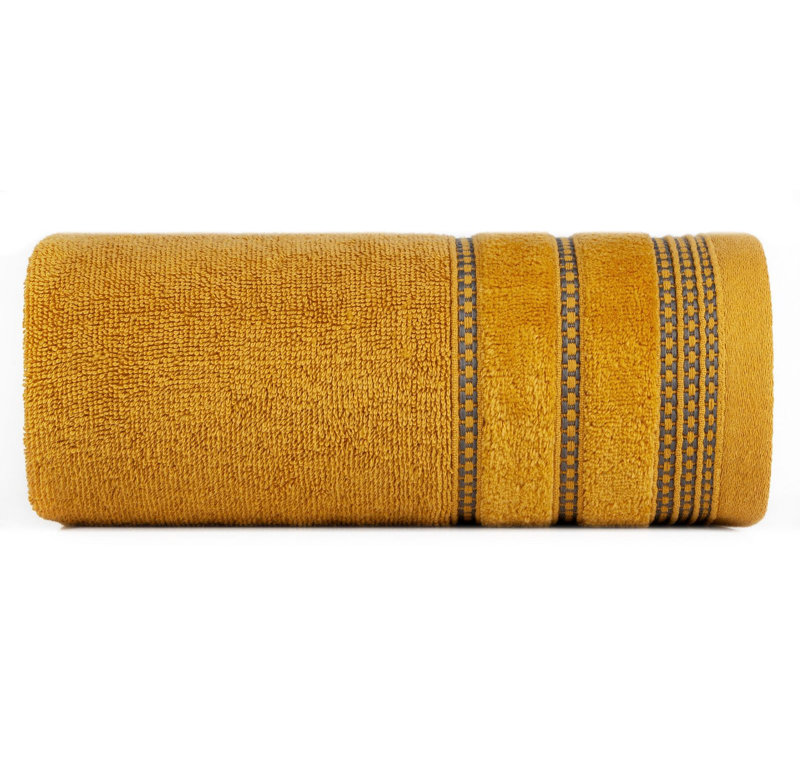 Hulene Midweight Jacquard Hand Towel, Mustard