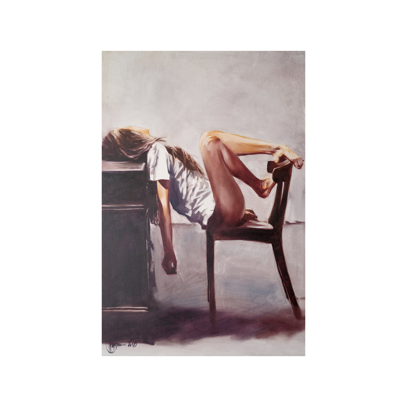 Lazy 1 Piece Wrapped Canvas Painting, 152.5 cm H x 101.5 cm W