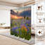 Cloison pliante 4 panneaux Royal Texas Bluebonnets Indian Paintbrush Wildflower Field-134512675-134512673