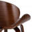 Mid-Century Modern Upholstered Swivel Barstool-496424263