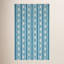 Button Blue Hand Micro Hooked Wool Rug-810960901