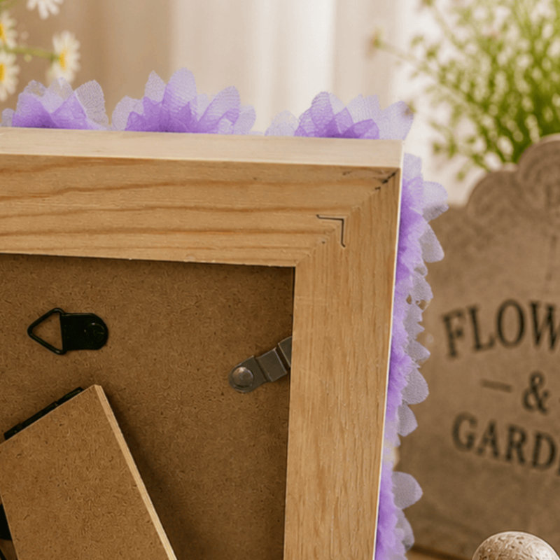 Cadre photo de jardin Florielle Violet, Purple