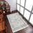 Machine Made Polyester Area Rugs - Rectangle | Gray Blue Color, Oriental Design, Low Pile Machine Made Area Rugs for Living Room, Bed Room-395647619