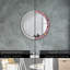 Huldar Glass Flat Wall Mirror