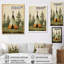Green Native Tipi Serenity In Nature II - Native American Wall Art Prints-645388154-645388155