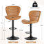 Adjustable Height Counter Stool with Metal Frame-309463931