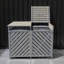 Aleyiah Wooden Double Bin Store-1175155036