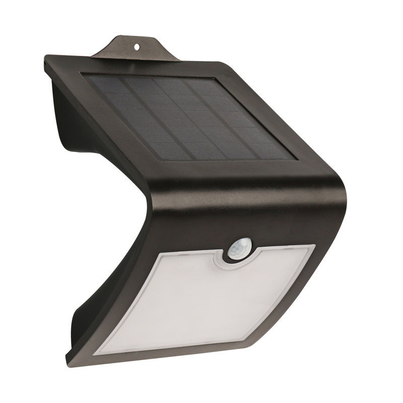 Feit Black Solar Powered LED Motion-Sensing Security Floodlight
