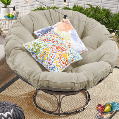 Eneas All-Weather Papasan Chair with Cushion