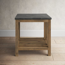 California Made Knotty Rustic Alder Wood Storage End Table with Drawer in  Rustic Coffee Finish, ODC Products