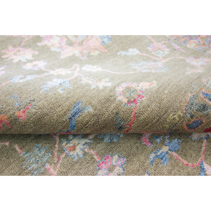 Floral Area Rug, Rectangle 6' x 9'