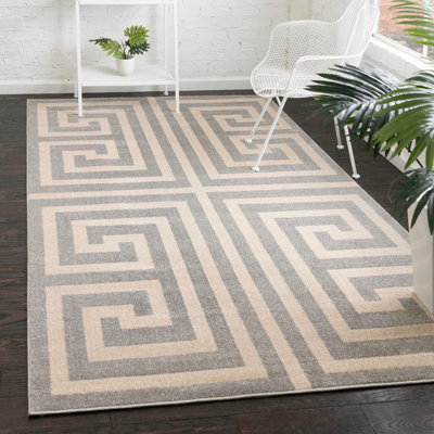 Square Geometric Area Rug
